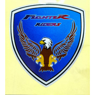 〖Fighter Riders CLUB〗FT不限代 小老鷹版貼"反光藍色