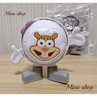 ❤️全新 絕版2014漢堡王BURGER KING 海綿寶寶 珊迪公仔擺件 收藏老物 老玩具