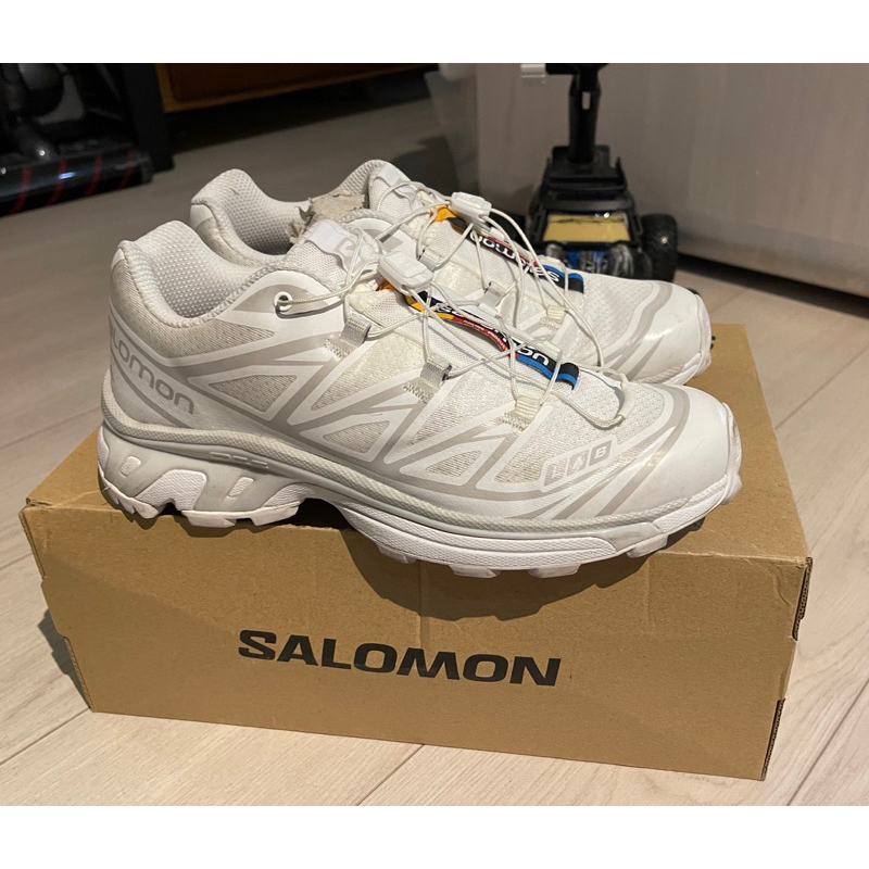 優質二手，Salomon XT6 全白 24公分 $4321元