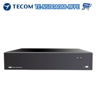 昌運監視器 東訊 TE-NSD0A088-RFPE 32路 H.265 智能網路型監控錄影主機 支援8硬碟