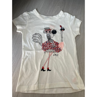 Littele MARC JACOBS墨鏡女孩白色短T