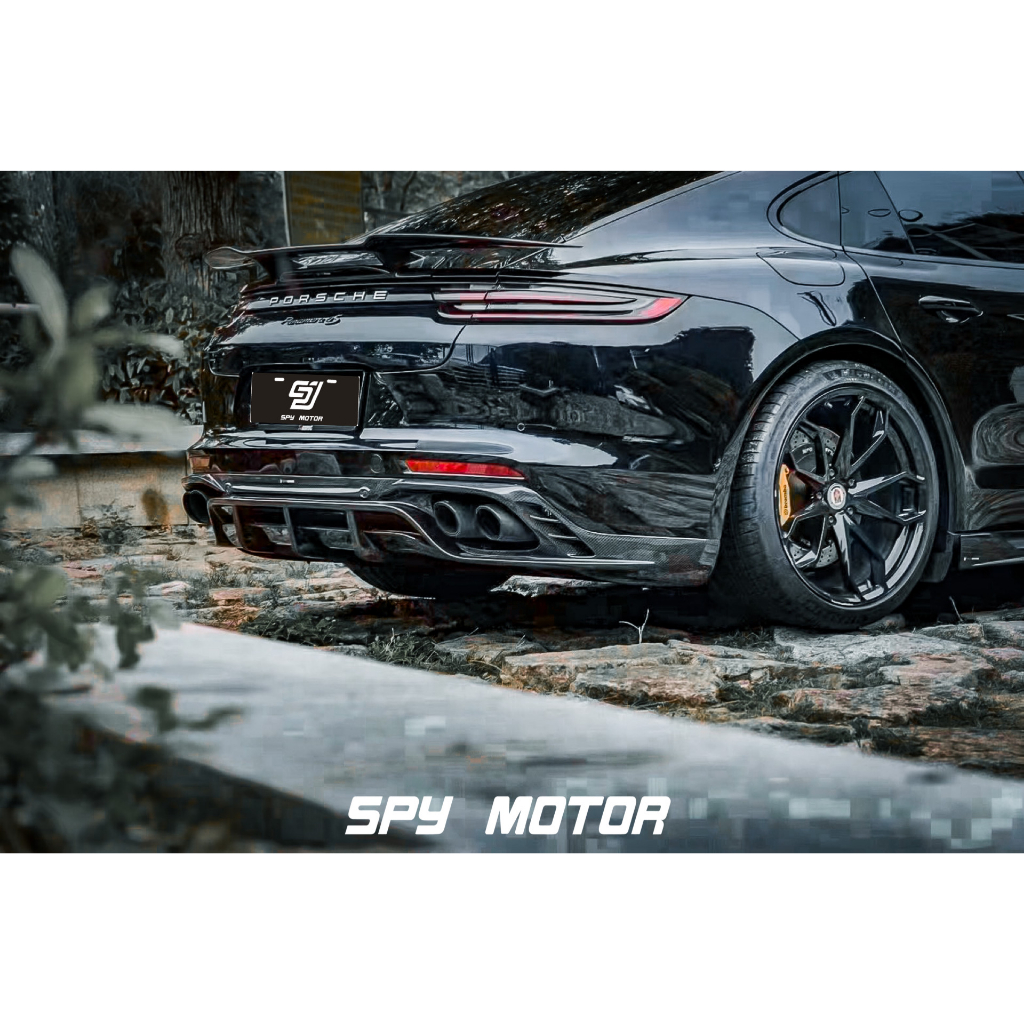 【SPY MOTOR】保時捷 Porsche Panamera971 碳纖維前下巴 側裙 後下巴 尾翼