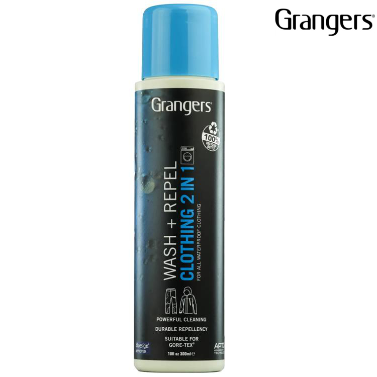 Grangers 透氣衣2合1洗劑/2in1防水透氣服飾清潔洗劑+防潑 300ml GRF73