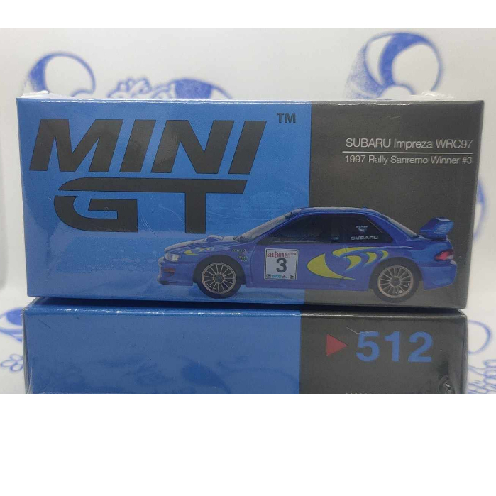 (現貨) Mini GT 512  左駕 Subaru Impreza WRC97