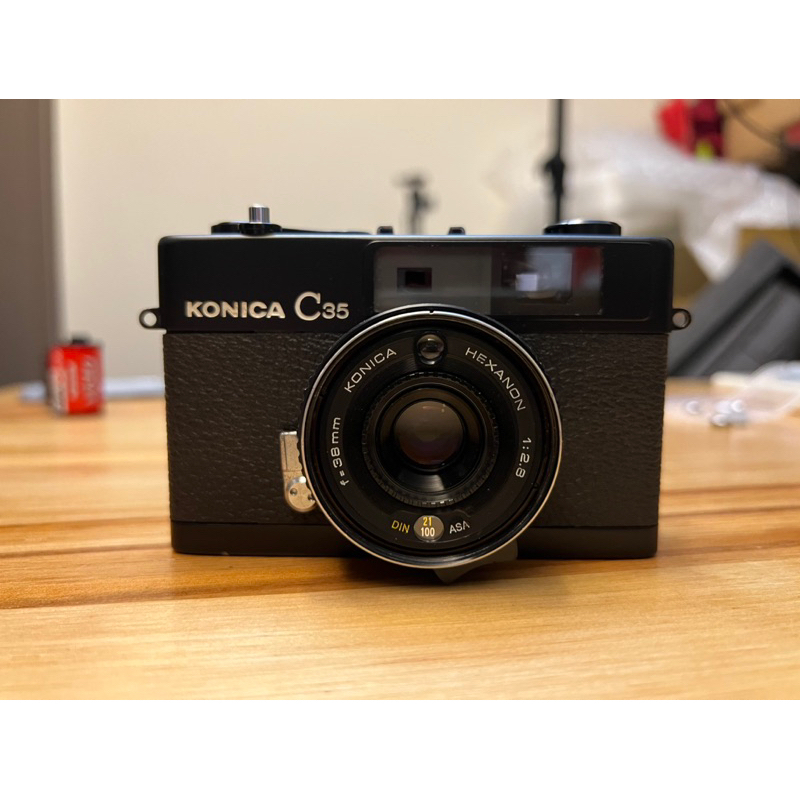 KONICA C35 稀有黑機 美品 超優鏡頭素質，畫質控必備神機！【可刷卡分期0利率】