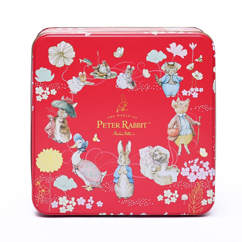 台灣 PETER RABBIT 比得兔 原味 蛋捲禮盒 年節禮盒 中秋送禮 鐵盒