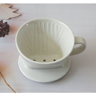 (玫瑰Rose984019賣場)陶瓷咖啡濾杯/手沖濾杯/陶瓷濾杯/扇形咖啡濾杯-陶瓷材質厚.熱水不快冷.可溫萃取咖啡香味