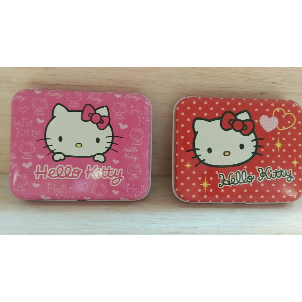 【Hello Kitty]便條紙 小鐵盒#小物收納