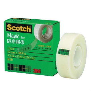 3M Scotch 隱形膠帶 810-3/4 19mm×36YDS (32.9M) 隱形膠帶