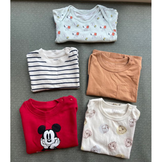 現貨💕uniqlo 幼童長袖上衣 包屁衣 80公分 90公分 二手衣