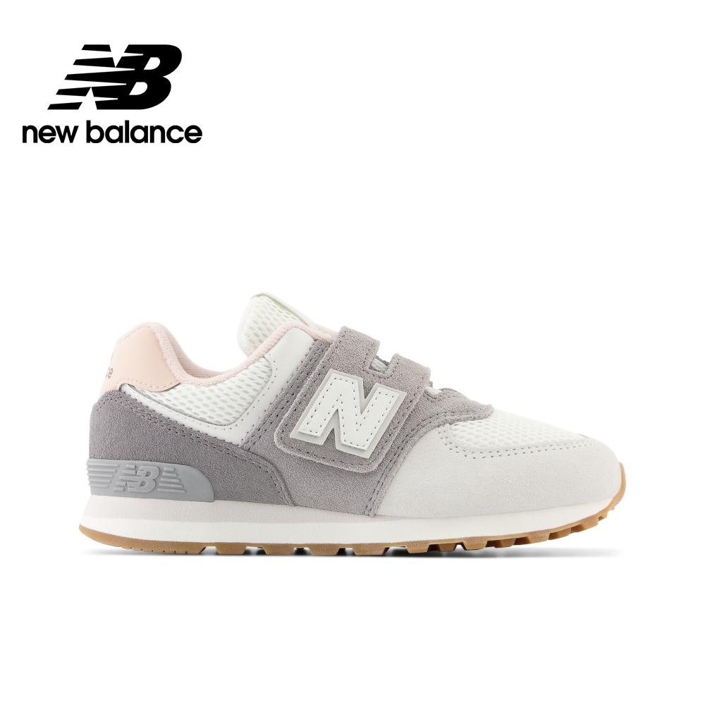 【New Balance】 NB 童鞋_中性_淺灰色_PV574DGP-W楦