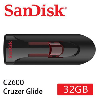 SanDisk CZ600 Cruzer Glide 3.0 USB 伸縮碟/紅滑蓋