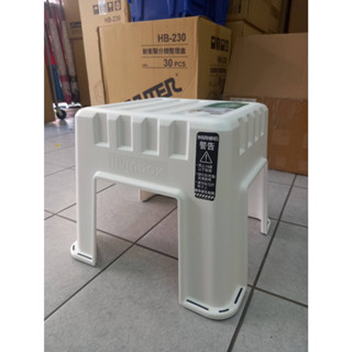 【豐盛有餘】樹德CARGO小櫃椅CH-28耐重200KG livinbox居家收納白色小櫃椅, 凳子,小椅子 , 塑膠椅
