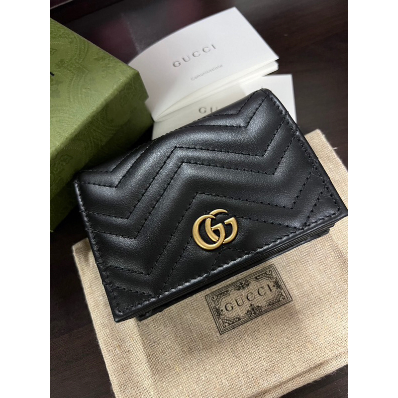 Gucci Marmont card cafe 馬夢短夾
