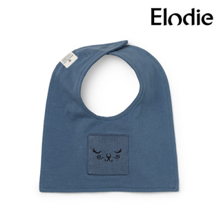 ELODIE Details 有機棉口水巾圍兜 威尼獅 Tender Blue
