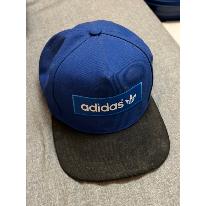 《正品》 Adidas Originals Logo 愛迪達 藍、黑色 三葉草 帽子 鴨舌帽 棒球帽 嘻哈街頭