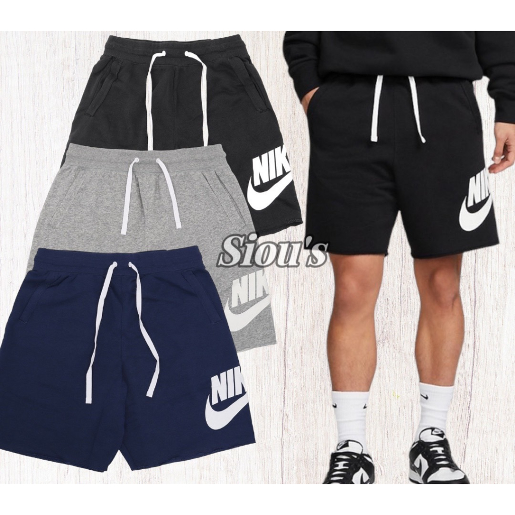 ［Siou's］Nike ALUMNI 休閒短褲 大LOGO 黑/灰/深藍 DX0503-010/063/410