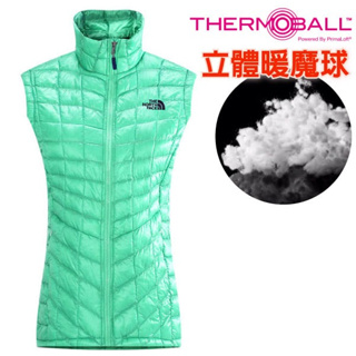 【美國 The North Face】L零碼55折》女 款保暖防潑科技羽絨背心 控溫運動背心 化纖防風背心_CUD6