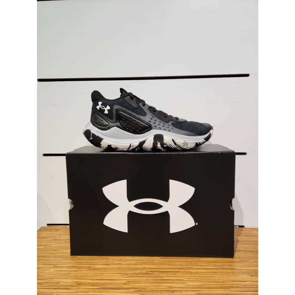 【UNDER ARMOUR】UA JET '23 男款 中筒籃球鞋 黑色3026634-002