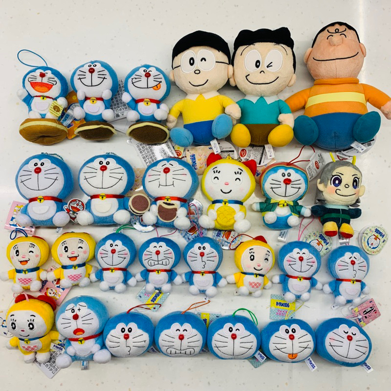 ❤Lika小舖❤日本帶回 全新正版現貨 小叮噹景品玩偶布偶娃娃 多啦A夢 小叮鈴 哆啦A夢 珠鏈吊飾 技安大雄小夫