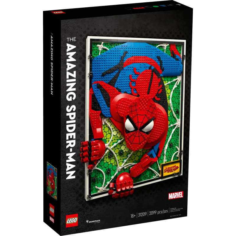 【樂GO】LEGO 31209 驚奇蜘蛛人 樂高 Art 立體化 超級英雄 漫威 藝術 掛畫 蜘蛛人 全新 樂高正版