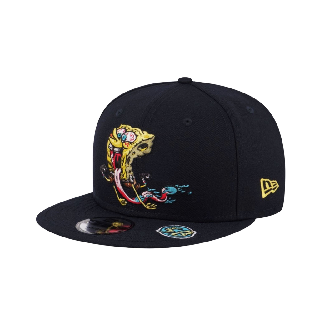 New Era X 海綿寶寶系列帽款 9FIFTY 950 海綿寶寶 藍 棒球帽 鴨舌帽 可調式【TCC】