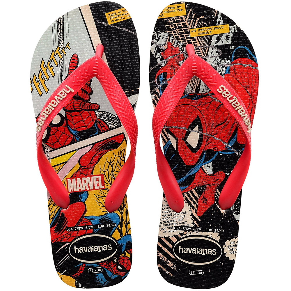 Havaianas Top Marvel Classics 夾腳拖 漫威 蜘蛛人 4147012-8813M 23FWO