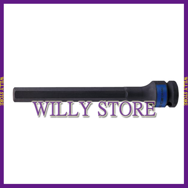 【WILLY STORE】 KING TONY 4075M 4分 四分 超長型氣動六角凸套筒 六角氣動起子頭套筒