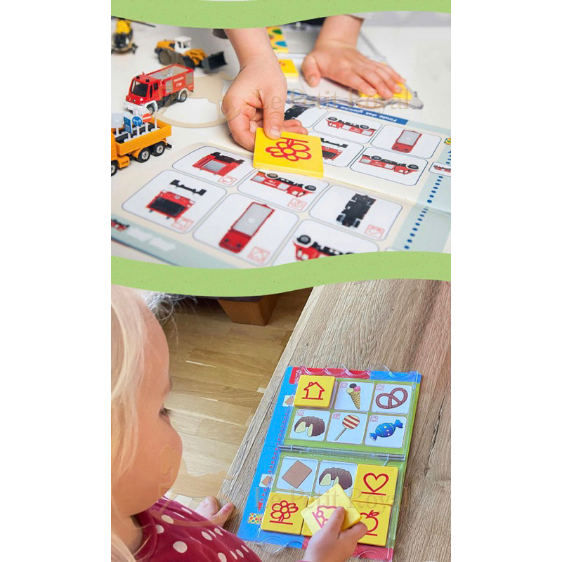 【德國LUK】二手 全方位腦力開發 班比諾VB 兒童益智遊戲書20本（贈遊戲操作板1個）～多項國際認證肯定