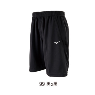 = 球友 運動用品 = 23年下 Mizuno 男 針織短褲 32TBA50299 (黑)