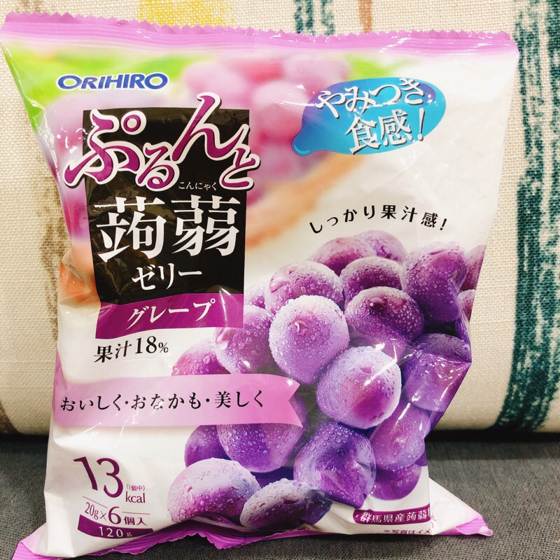 日本 ORIHIRO 蒟蒻果凍 葡萄口味