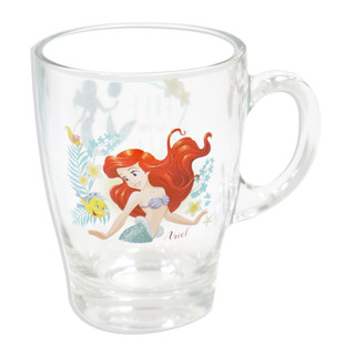 【Disney】迪士尼玻璃馬克杯-小美人魚玻璃杯300ml DS-8303AR
