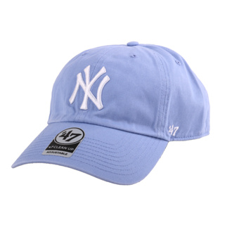 NEW ERA-洋基白色NY繡線女款棒球帽(淡紫)
