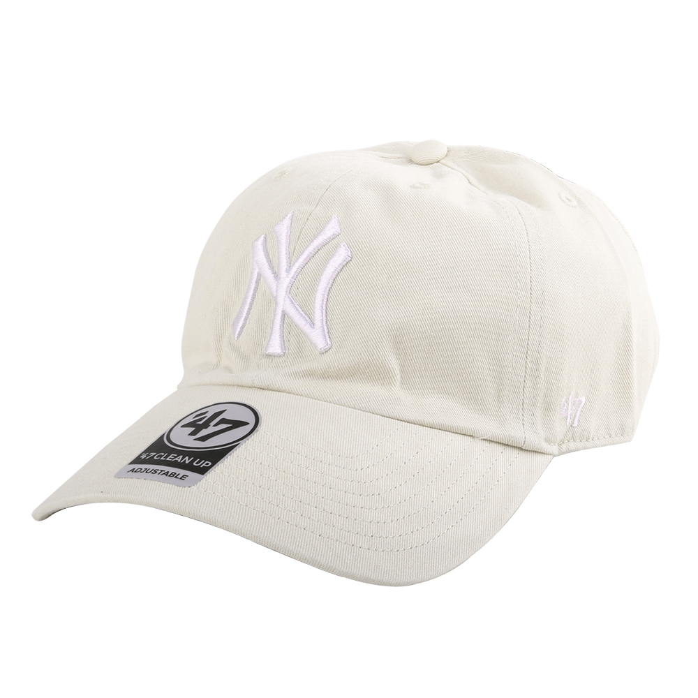 NEW ERA-洋基NY白繡線第47章中性棒球帽(米色)