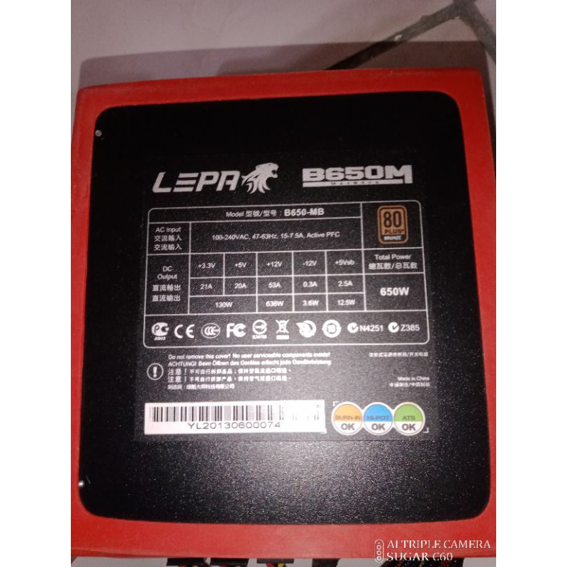 Lepa b650m power(650w)