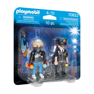 playmobil 摩比積木 警察和街頭藝術家雙入組 PM70822