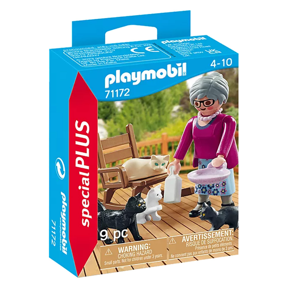 playmobil 摩比積木 女人與貓 PM71172