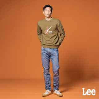 Lee 705 彈性中腰標準小直筒牛仔褲 男 101+ 淺藍洗水 LB317062659