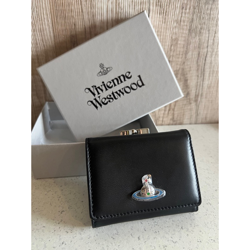 英國代購🇬🇧正品🥹Vivienne Westwood 小羊皮三層皮夾📍