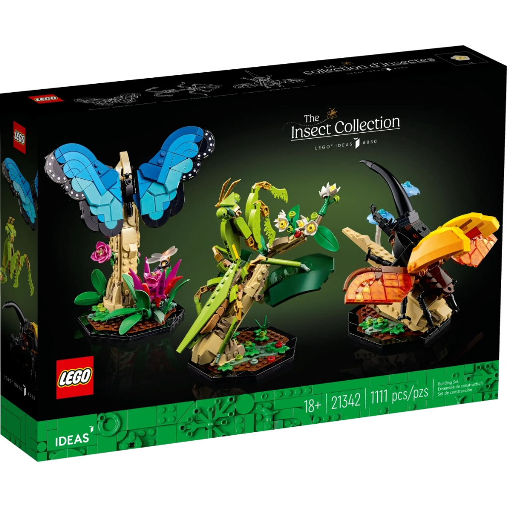 【樂GO】樂高 LEGO 21342 昆蟲 IDEAS 創意 積木 玩具 禮物 模型 樂高正版全新