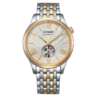 CITIZEN 星辰錶 NH9136-88A 都會紳士半金款通路限定時尚開芯腕錶 40mm