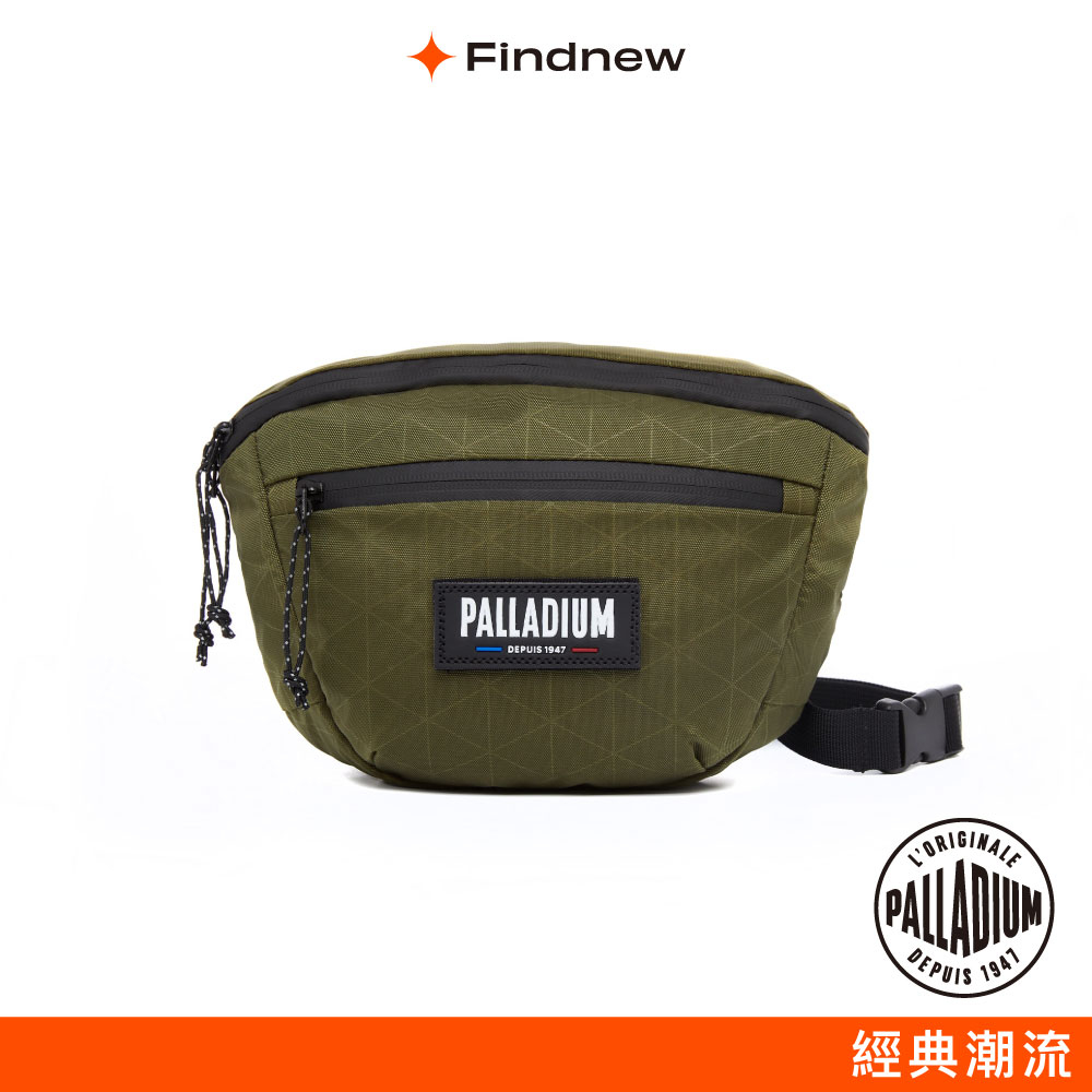 PALLADIUM 菱格休閒腰包 綠色 BG364-309【Findnew】