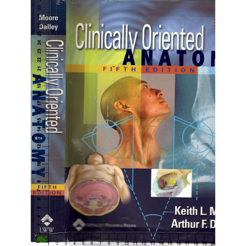 5J《Clinically Oriented Anatomy 5e 無CD》2006-Moore-078173639