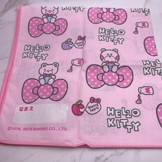 日本進口日本三麗鷗Hello Kitty便當方巾手帕