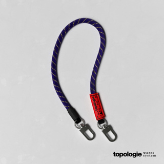 Topologie 8.0mm 繩索腕帶/紫黑混色圖案【僅含背帶】