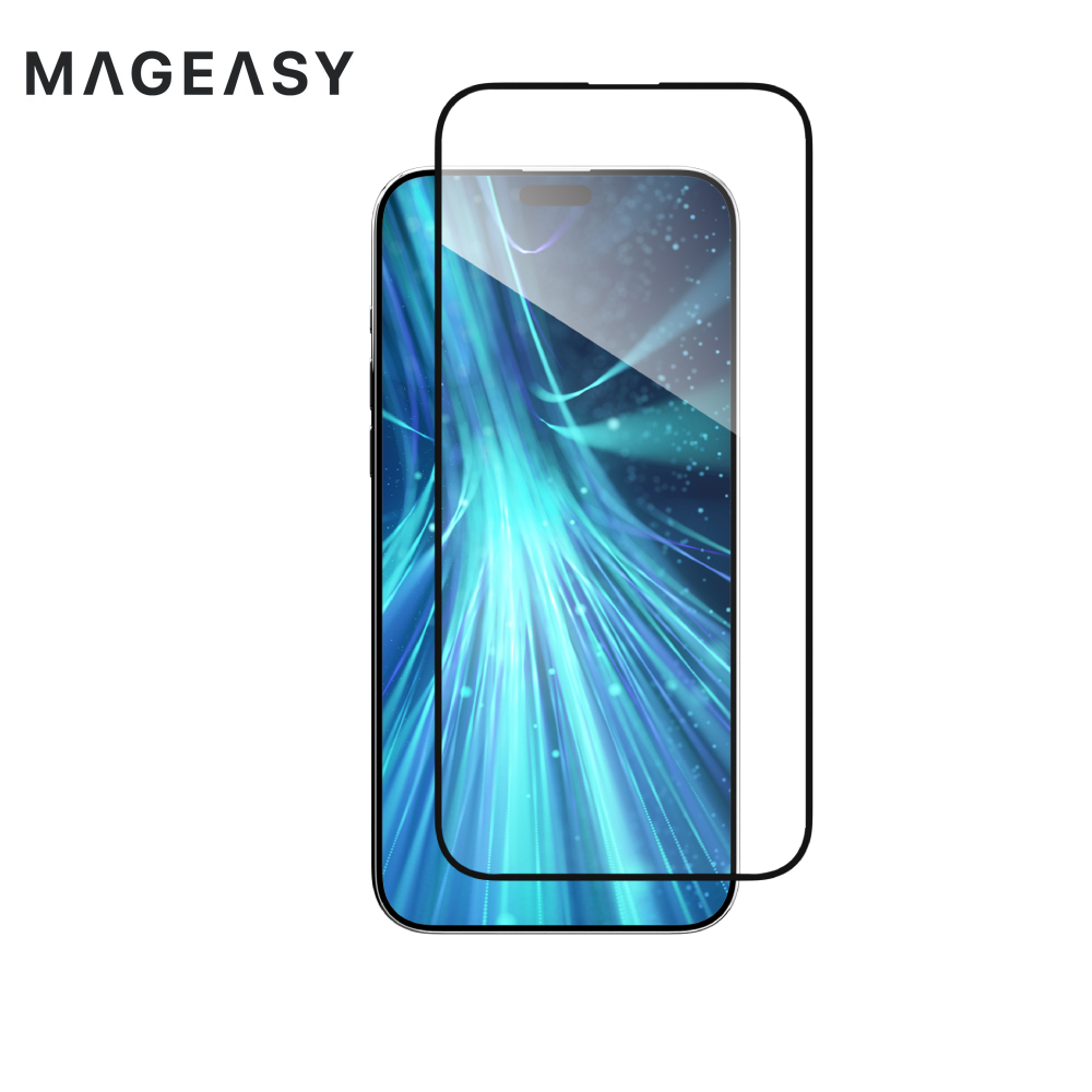 MAGEASY VETRO Bluelight iPhone 15系列抗藍光玻璃保護貼