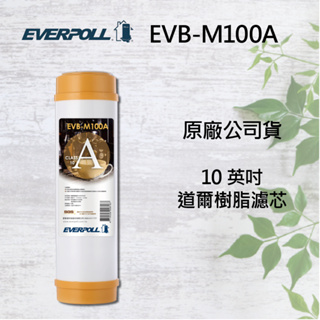 【EVERPOLL 愛科濾淨】公司貨 10英吋道爾樹脂濾芯 10"濾芯 EVB-M100A