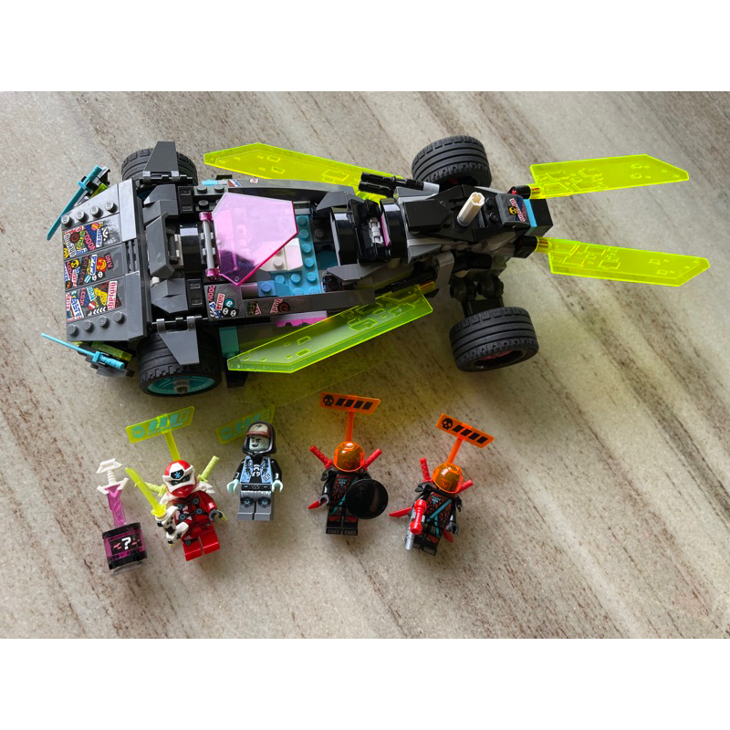 小毛樂高窩 lego 樂高 71710忍者改裝賽車加人偶組 忍者 ninjago 武器 載具 夜光 njo 遊戲