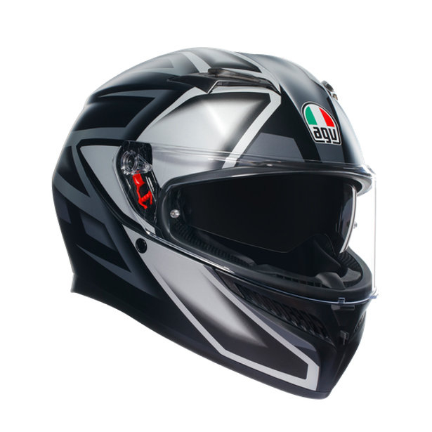 AGV K3 Compound 消光黑灰 黑紅 全罩式安全帽