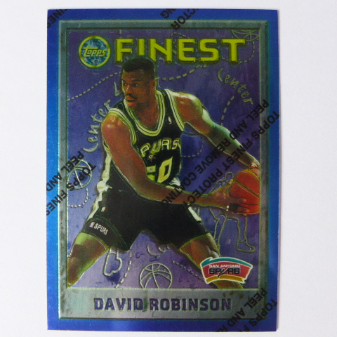 ~David Robinson/大衛·羅賓森~名人堂.海軍上將 1996年FINEST金屬設計.NBA籃球卡